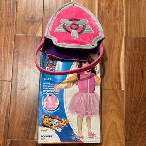 Paw Patrol Skye Pink and Gray Backpack
